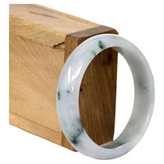 RealJade¨ Co. Bracelet jonc classique en jade véritable ( 56,80 mm )#334