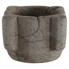 Really Beautiful Wabi Sabi 18Th C. Catalan Stone Mortar 