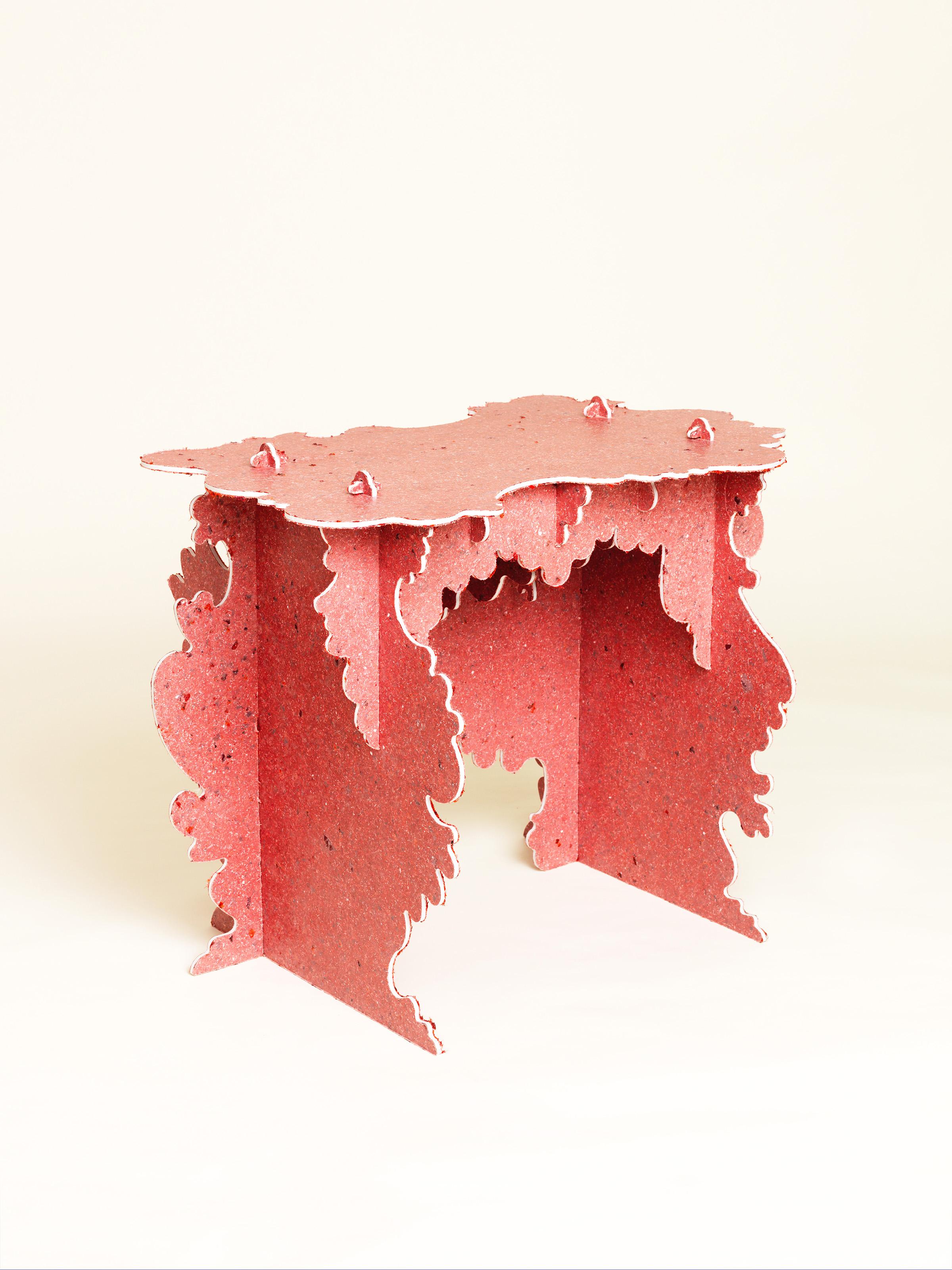 Post-Modern Really Rococo Table by Ebba Lindgren For Sale