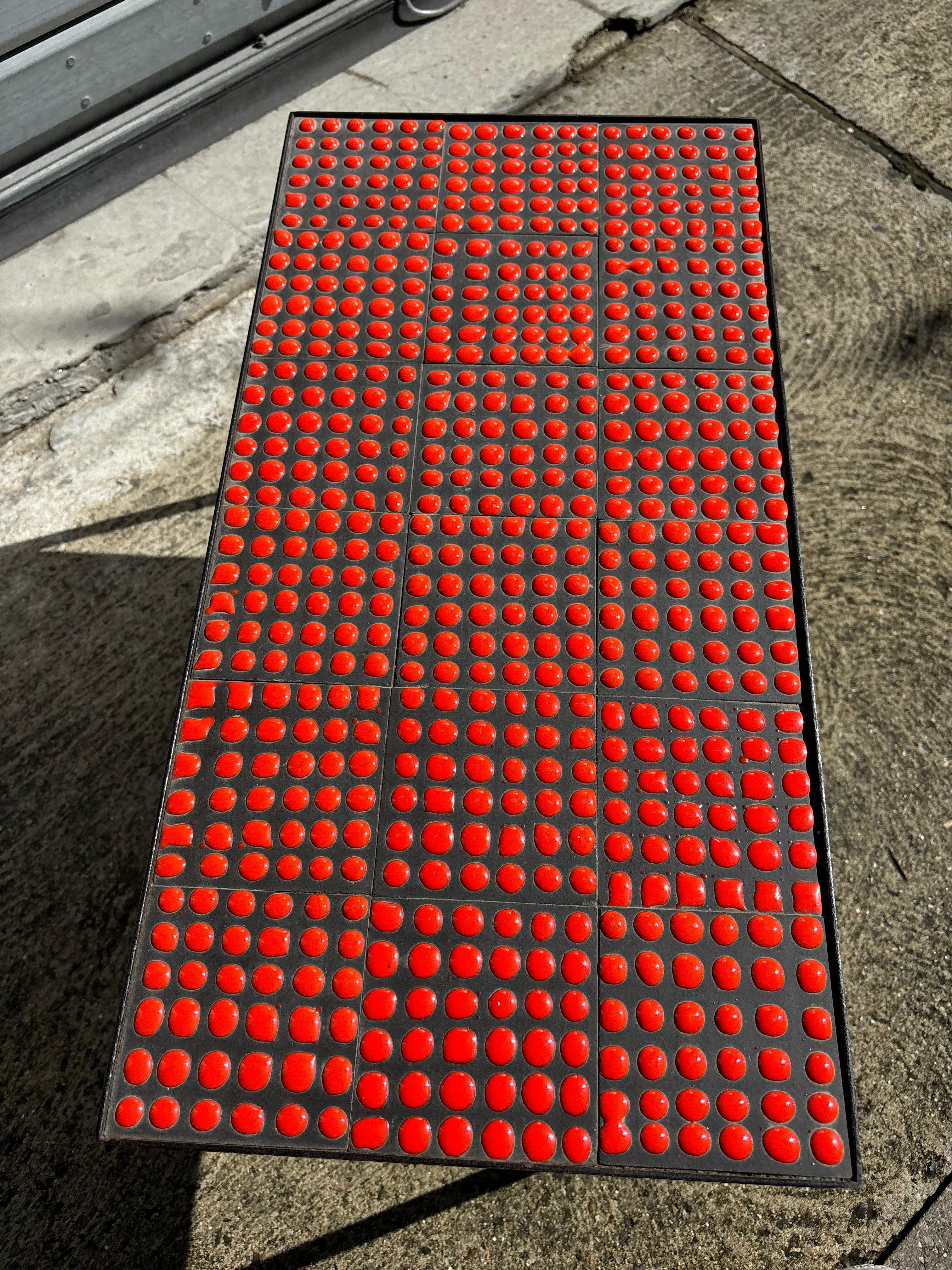 Wirklich seltene Kaffeetafel Pastille von Roger Capron im Angebot 5