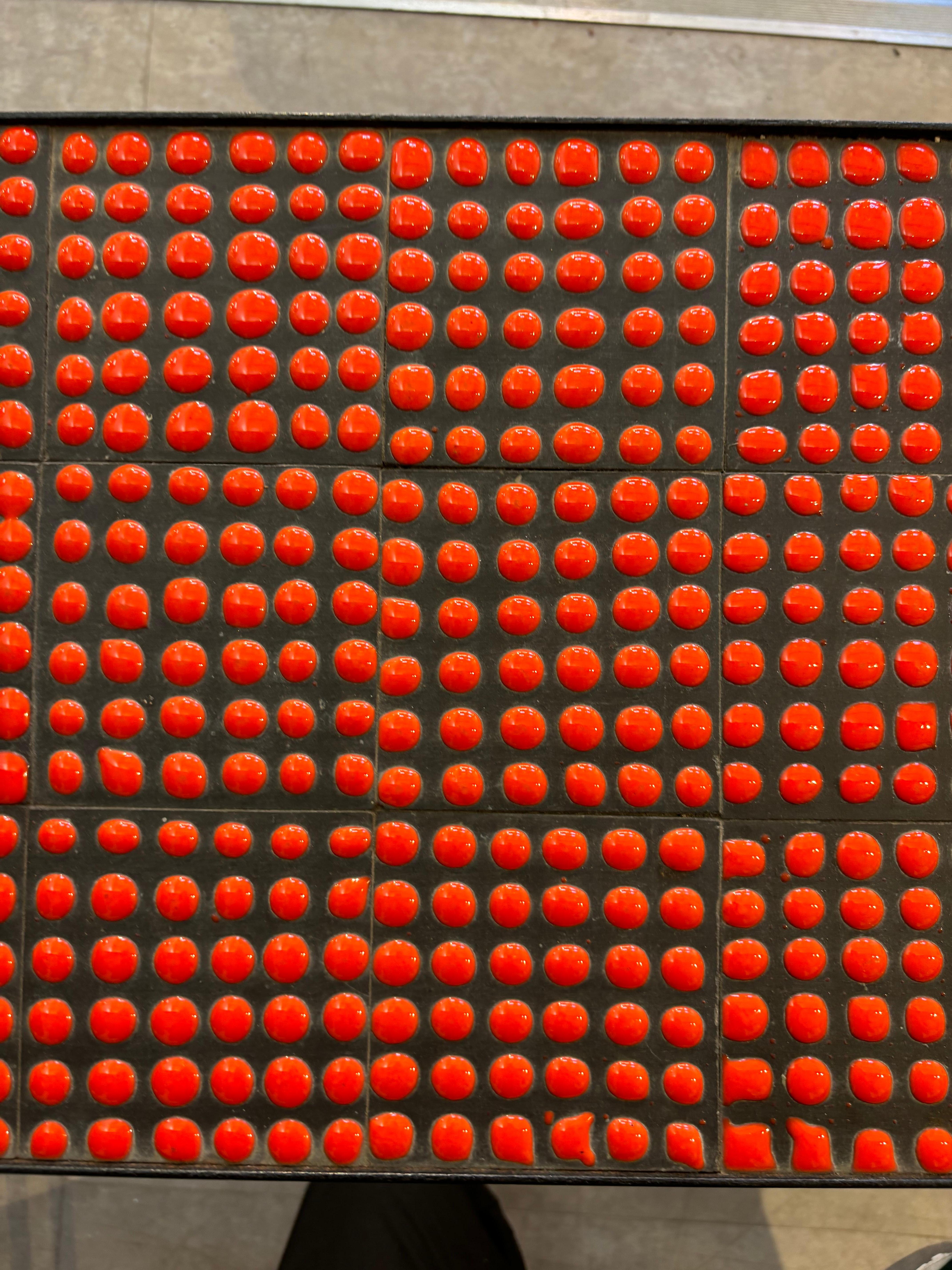 Wirklich seltene Kaffeetafel Pastille von Roger Capron im Angebot 7