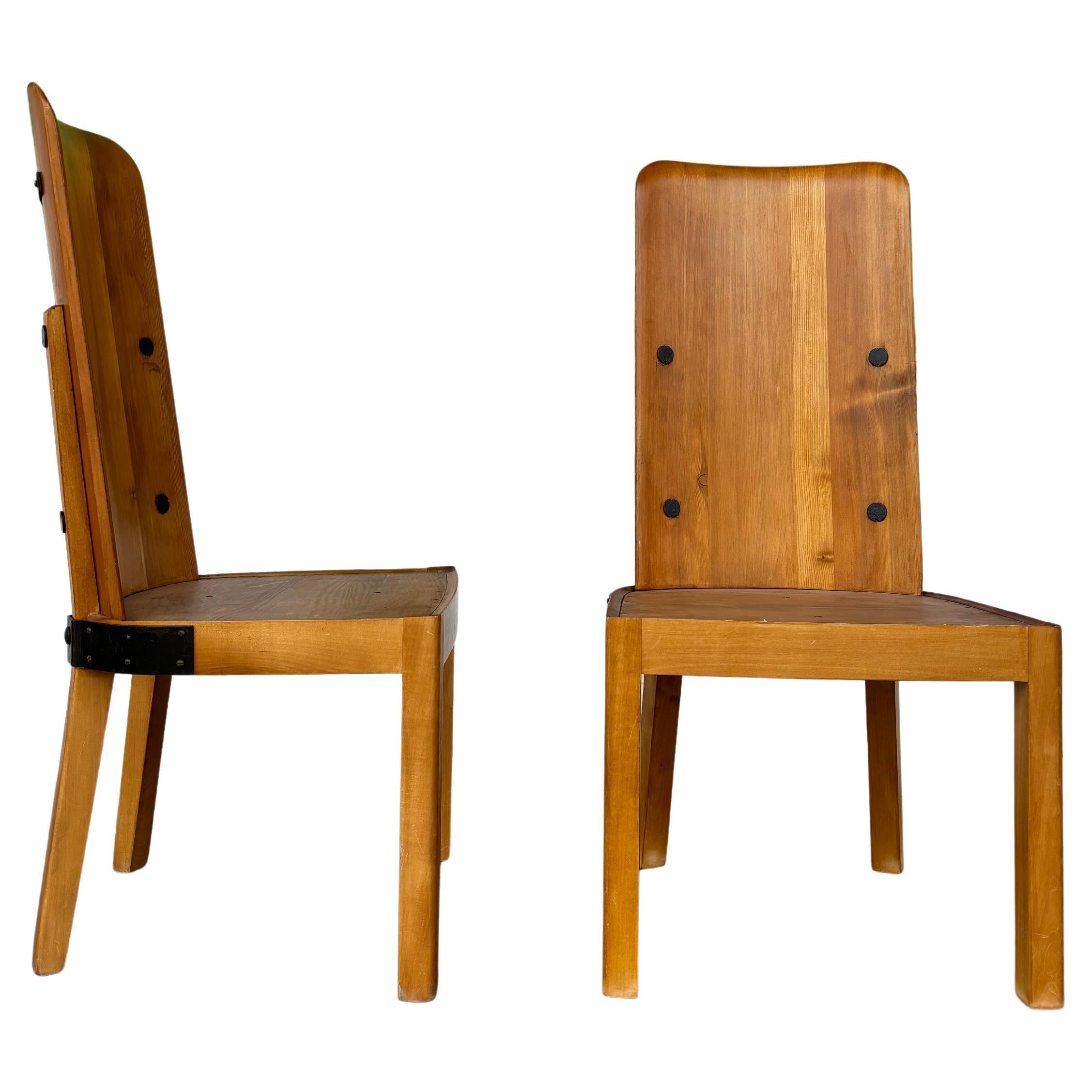 Variante realmente escasa de las sillas Lovö de Axel Einar Hjorth para Nordiska en venta