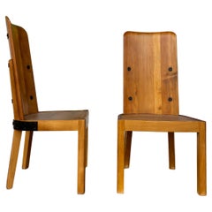 Really scarce variant of the Lovö chairs by Axel Einar Hjorth for Nordiska