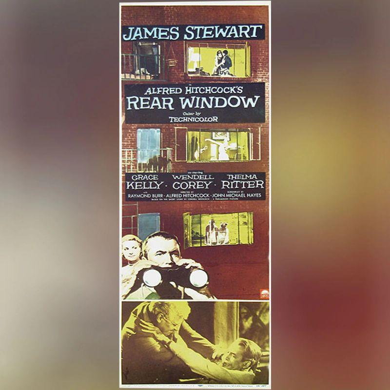 Rear Window, Unframed Poster, 1954

US INSERT (14 X 36 Inches). A wheelchair-bound photographer spies on his neighbors from his Greenwich Village courtyard apartment window, and becomes convinced one of them has committed murder, despite the