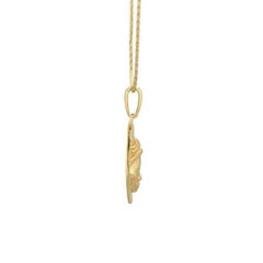 Reava Coin Necklace in 14K Gold