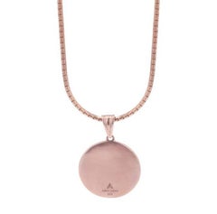 Reava Collier de pièces de monnaie en or rose