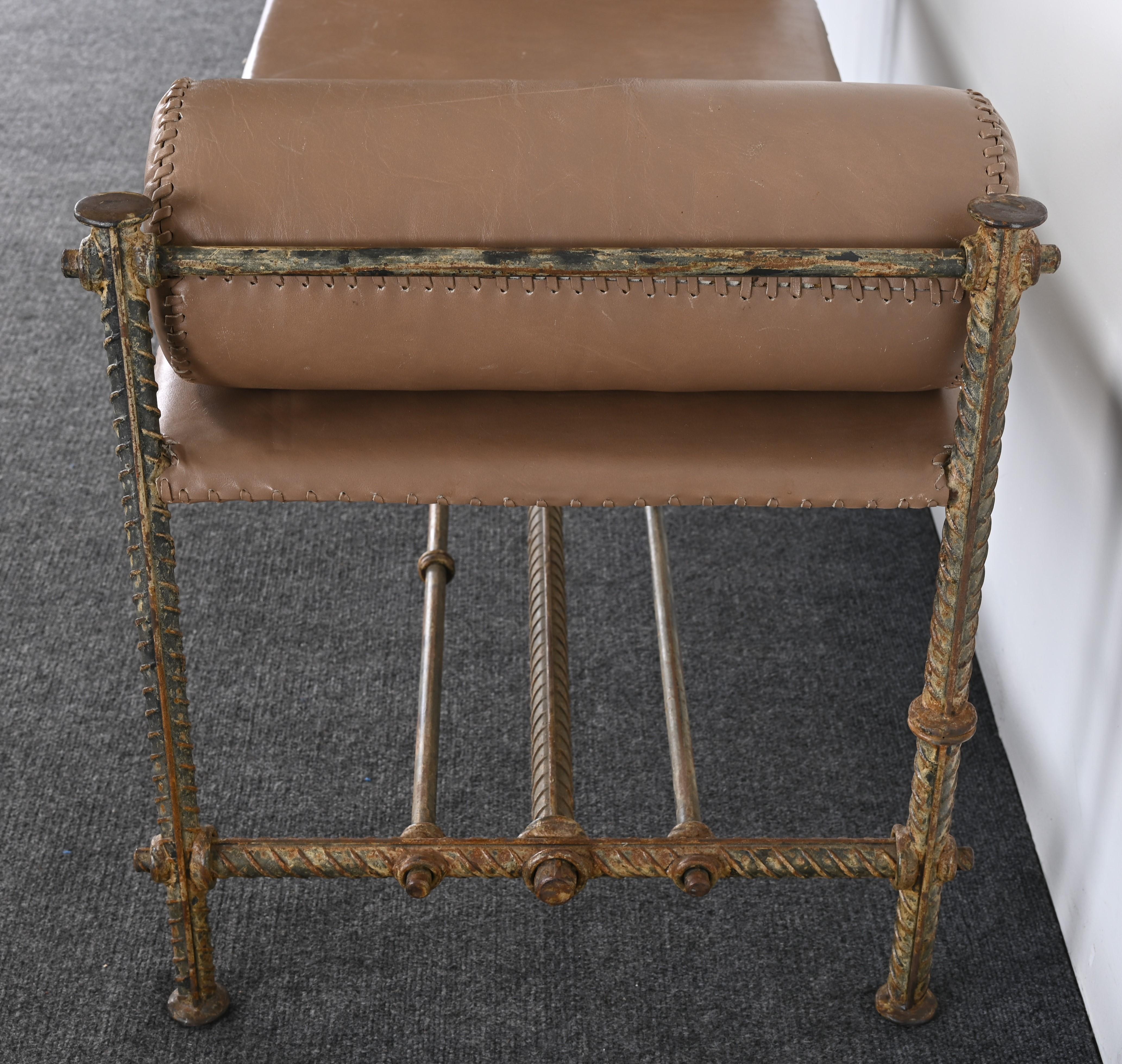 Steel Rebar Bench by Ilana Goor, 20th Century For Sale