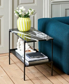 Table d'appoint Rebar - Noir/marbre noir Design/One par Sylvain Willenz pour HAY