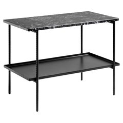 Rebar Side Table - Black/ Black Marble Design by Sylvain Willenz for Hay