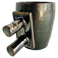 Rebar Tumbler, Handmade and Food Safe, by Artist Stef Duffy