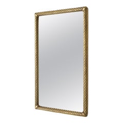 Specchio in ottone Rebba