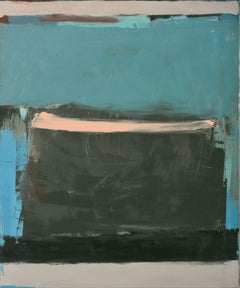Pequeno Ensayo VIII, Abstract Painting Color Block Composition, Oil, 2016