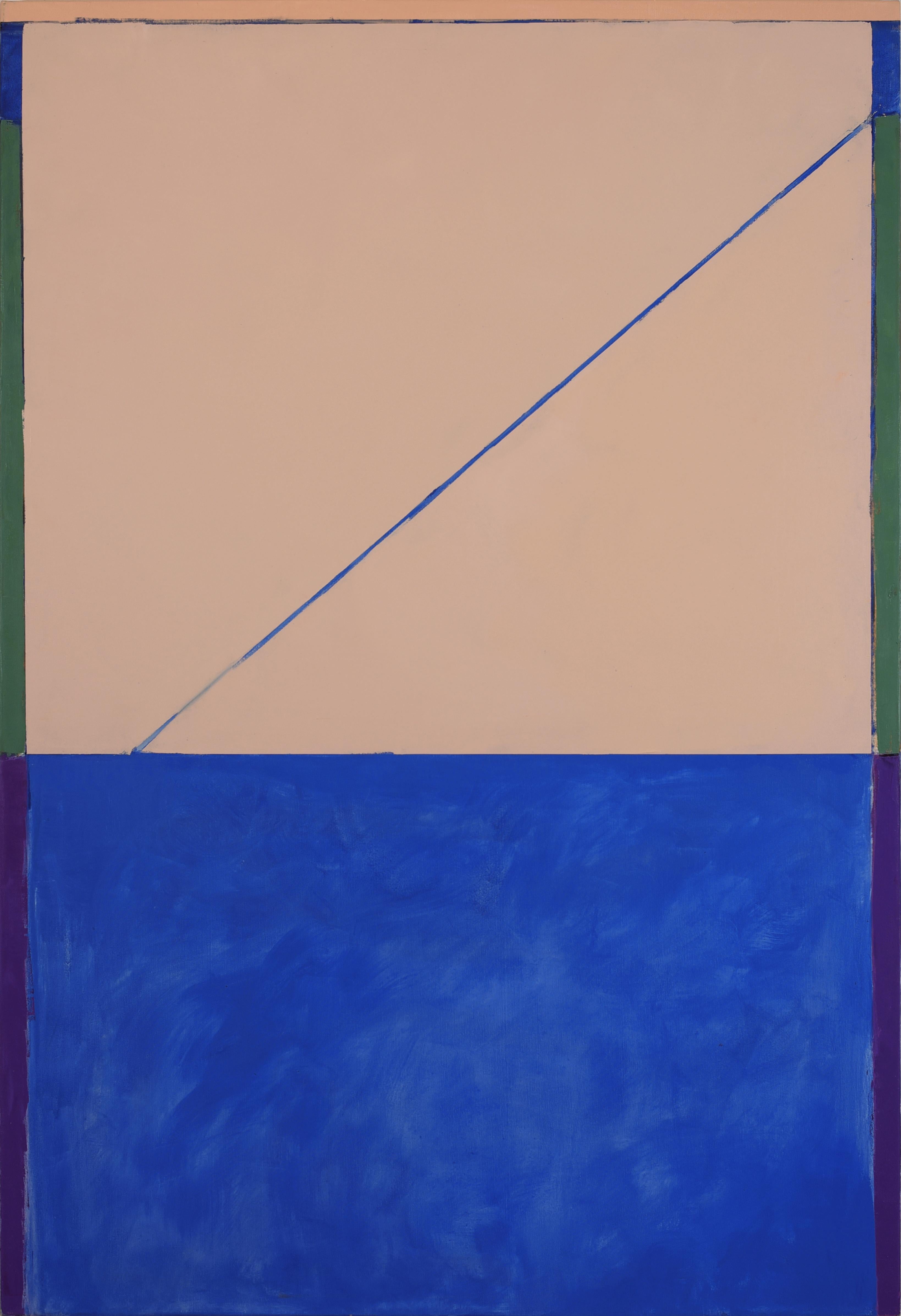 Abstract Painting di Rebeca Mendoza - La proporzione aurea  Blu e rosa