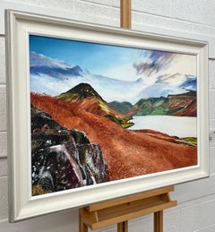 Landschaftsgemälde von Wastwater Lake District von einem zeitgenössischen britischen Künstler