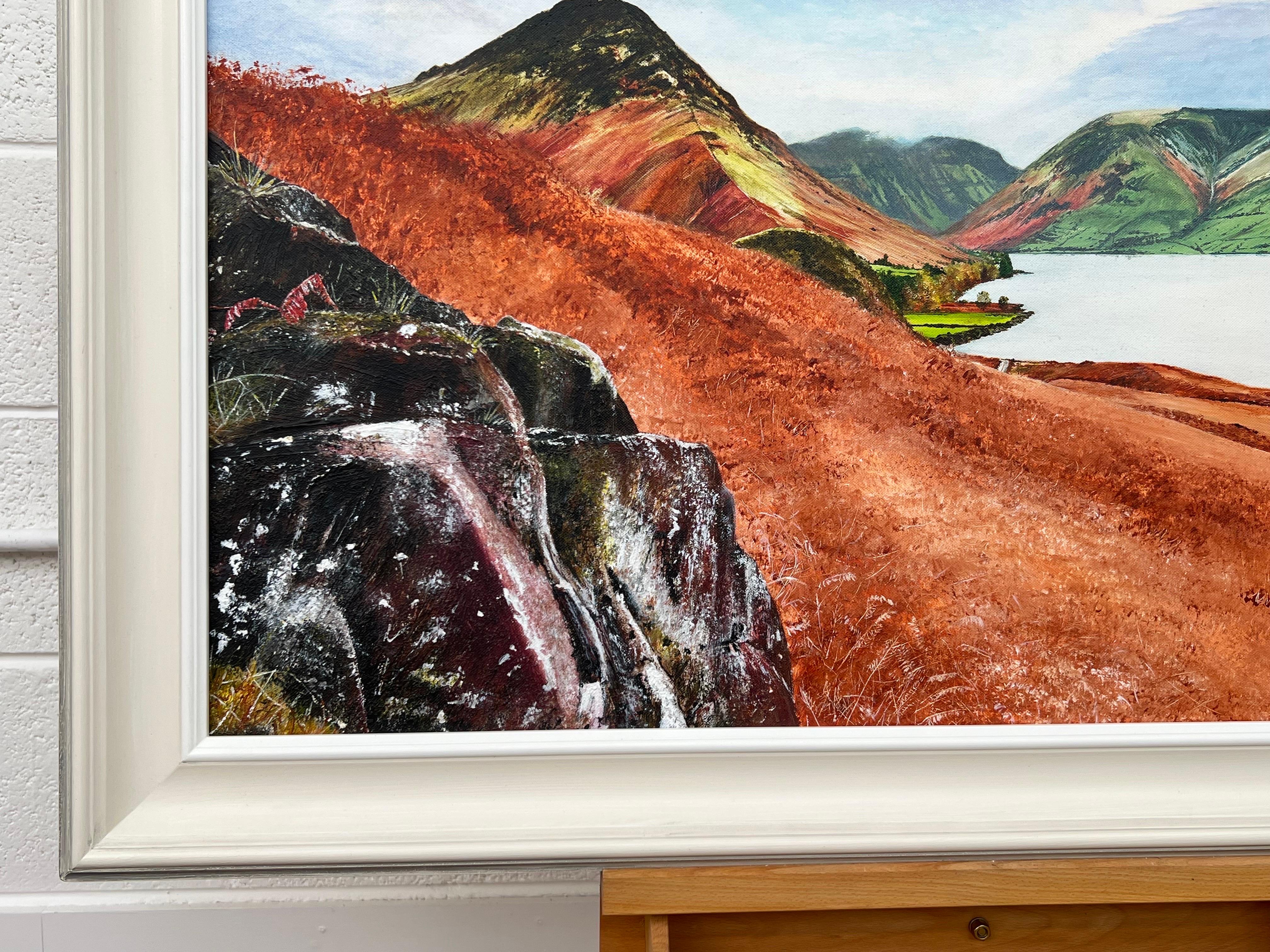 Landschaftsgemälde von Wastwater Lake District von einem zeitgenössischen britischen Künstler im Angebot 1