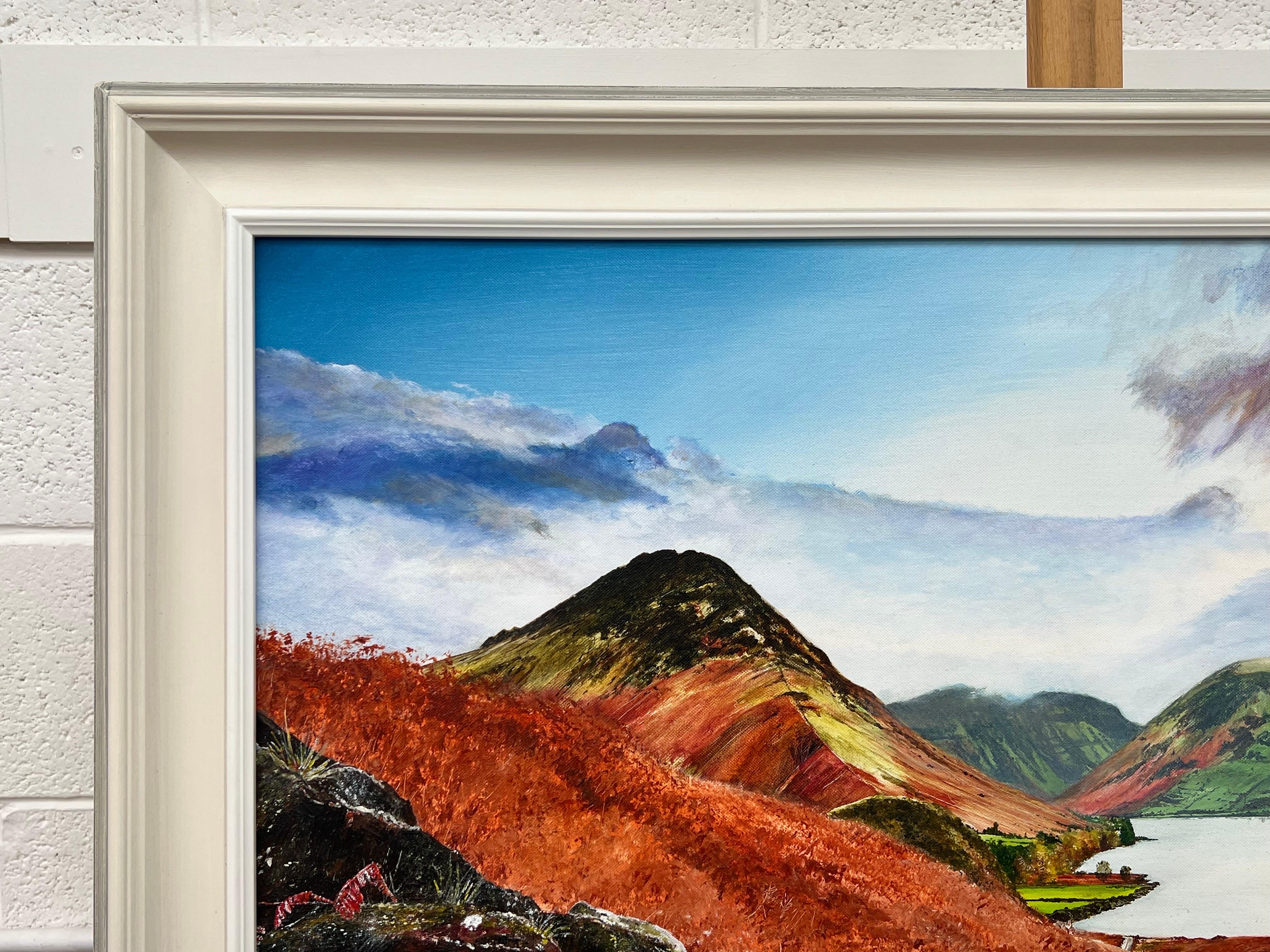 Landscape Painting of Wastwater Lake District by British Contemporary Artist For Sale 1