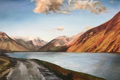 Landschaftsgemälde des Wastwater Lake District des britischen zeitgenössischen Künstlers