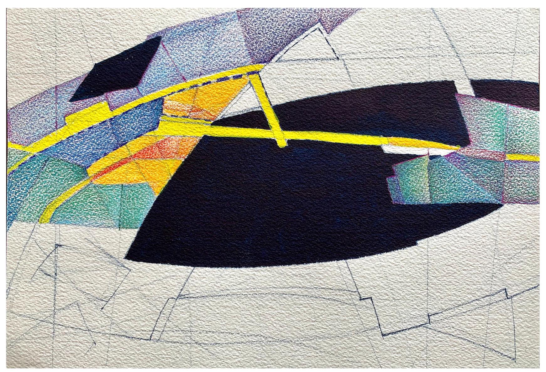 Il vuoto urbano - Mixed Media Art di Rebecca B. Alston