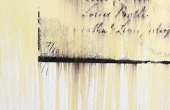 Honour II, Conceptual Hand-Colored Monoprint Screenprint by Rebecca Baird