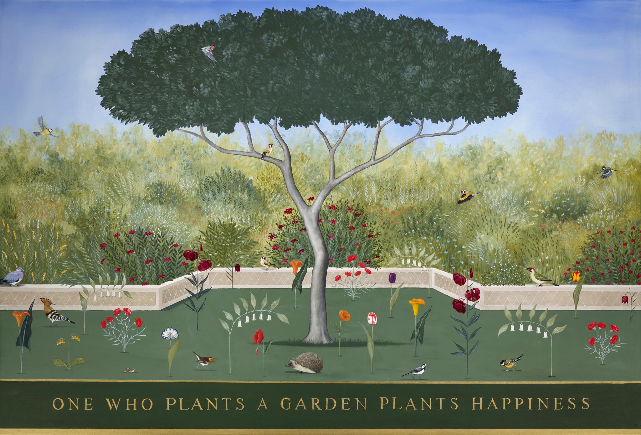 ONE WHO PLANTS A GARDEN PLANTS HAPPINESS