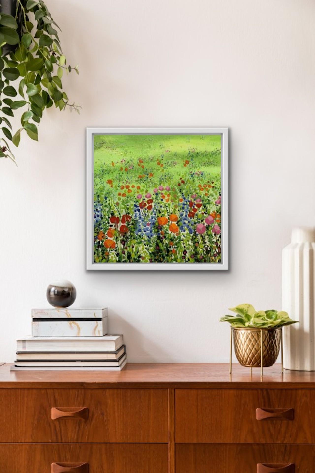 Rebecca Clegg, Frimley Meadows Flowers, Colourful Art, Floral Painting 4