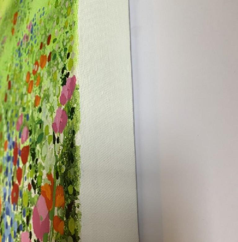 Rebecca Clegg, Frimley Meadows Flowers, Colourful Art, Floral Painting 2