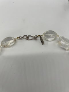 Rebecca Collins Rock Crystal & Sterling Silver Bracelet