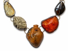 Rebecca Collins Sacred Alchemy Multi Stone Sterling Necklace