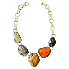 Rebecca Collins Sacred Alchemy Multi Stone Sterling Necklace
