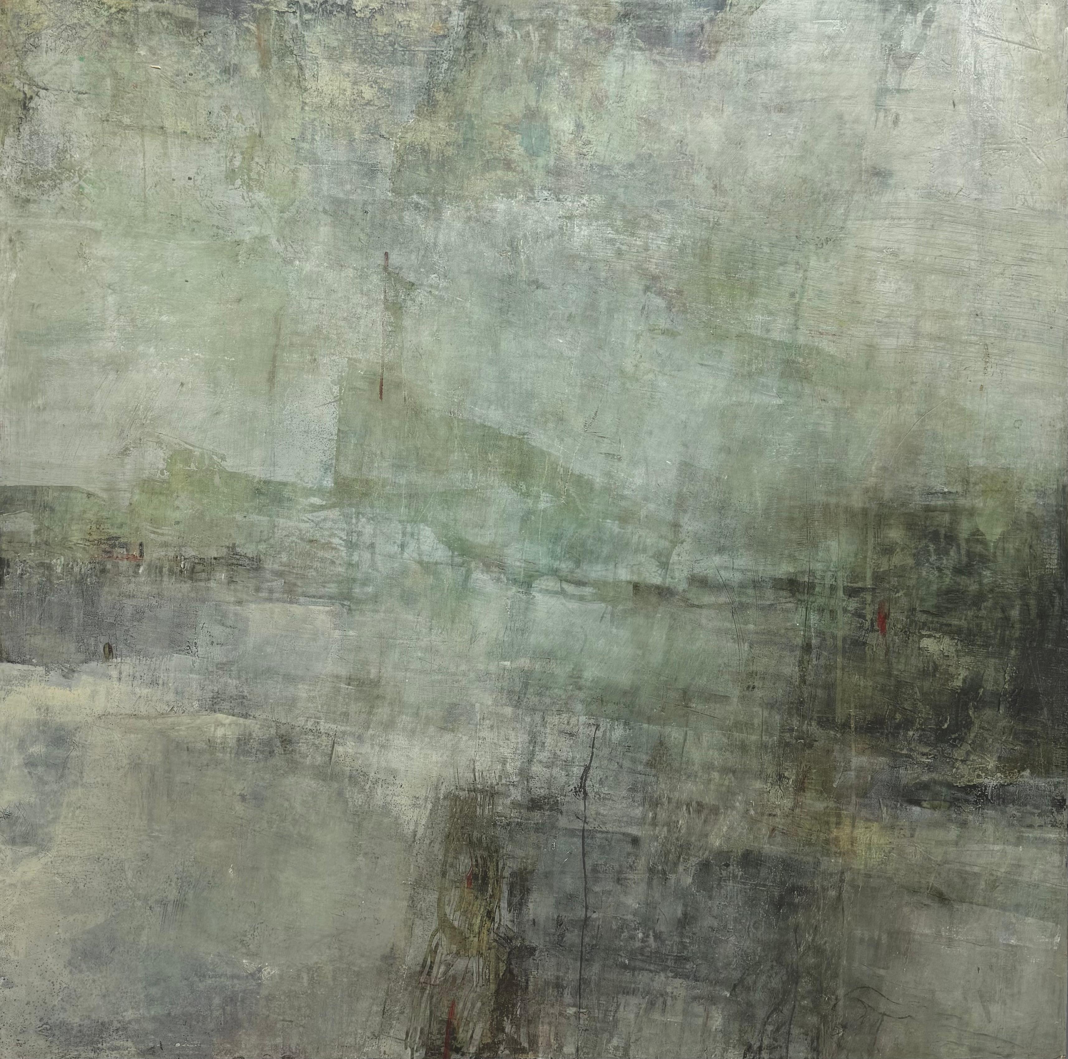 Rebecca Crowell Abstract Painting - Atmospheric Day