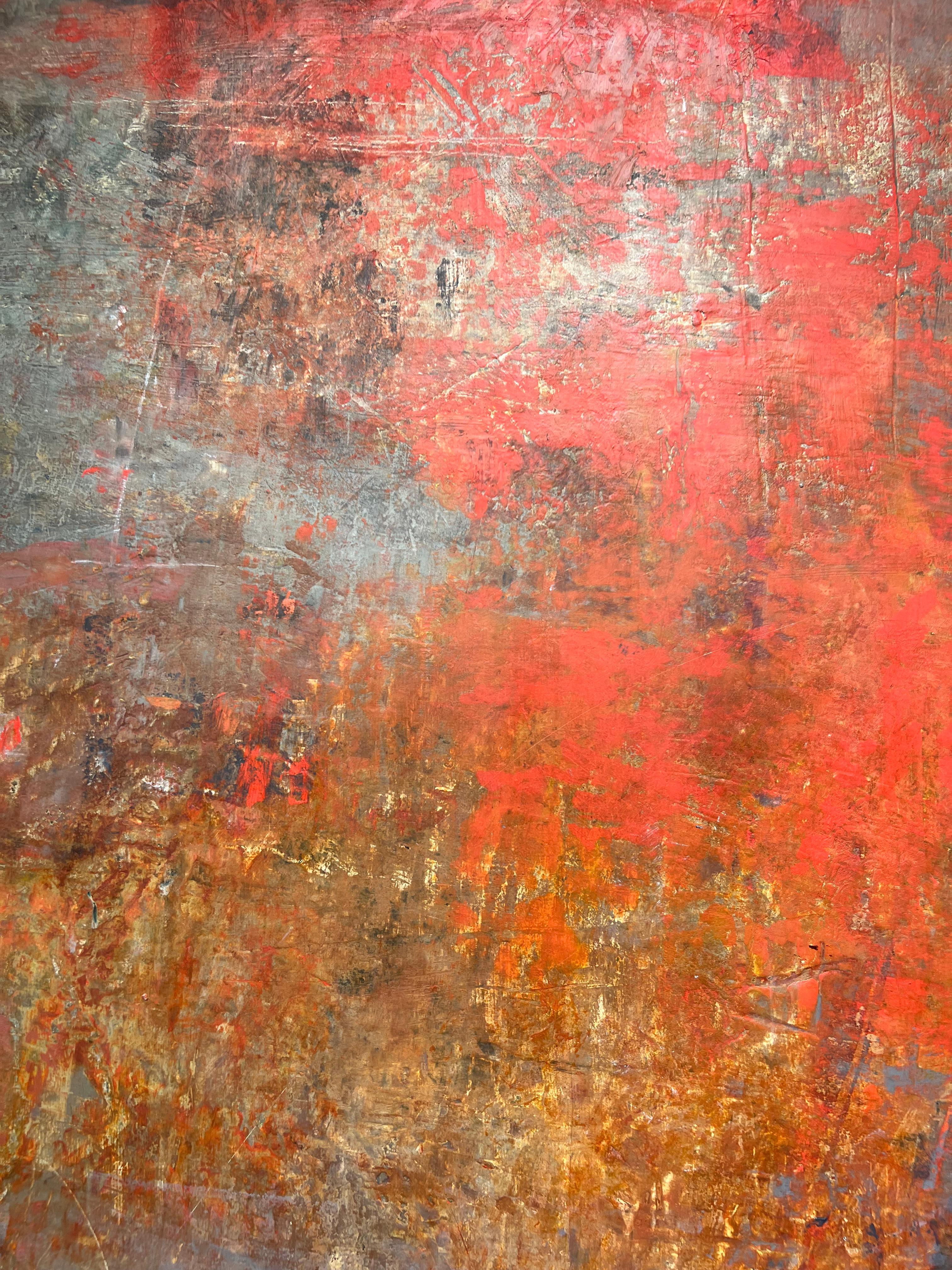 Luminoso - Painting Astratto di Rebecca Crowell