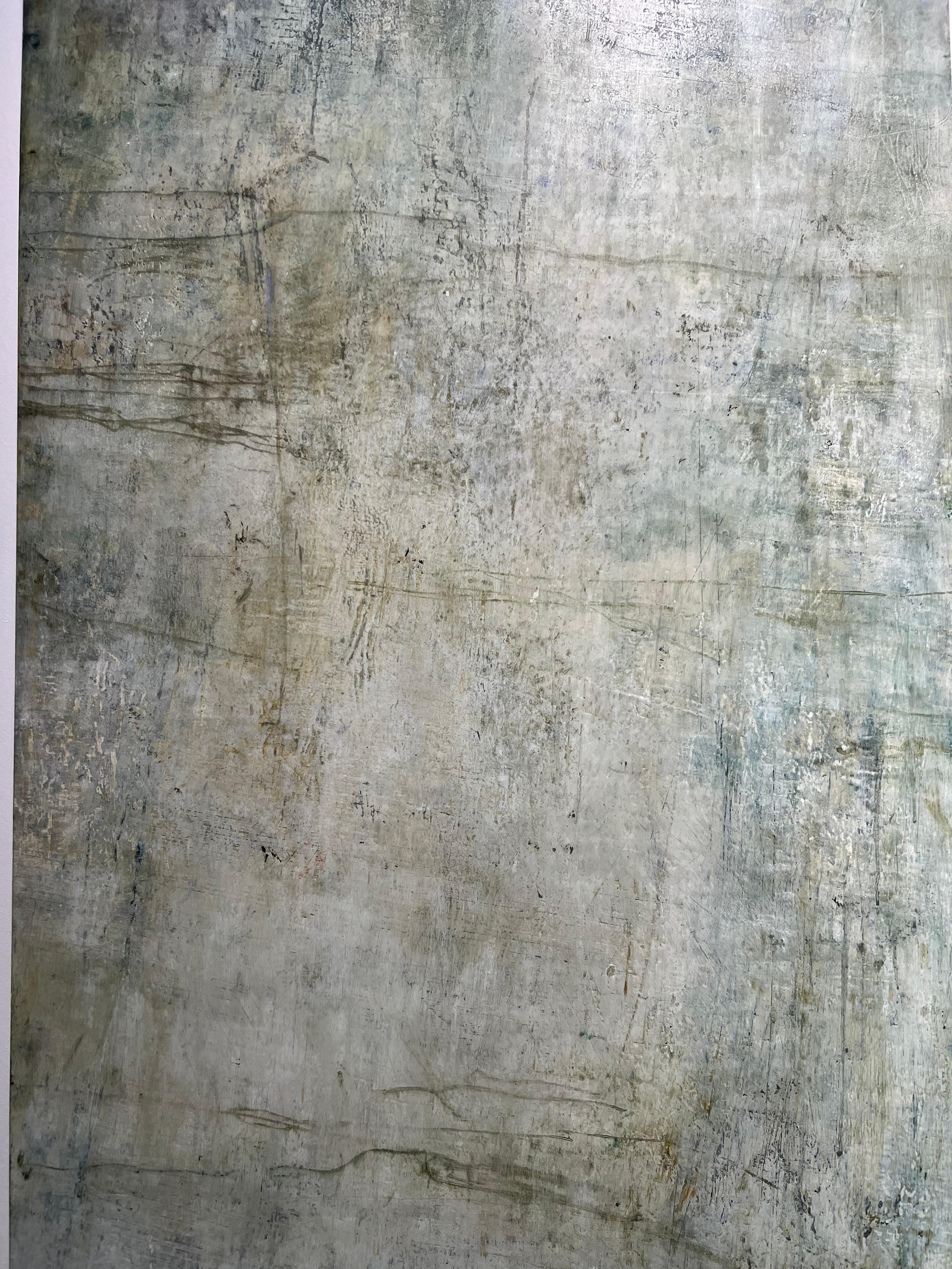 Monumento (dittico) - Painting Astratto di Rebecca Crowell
