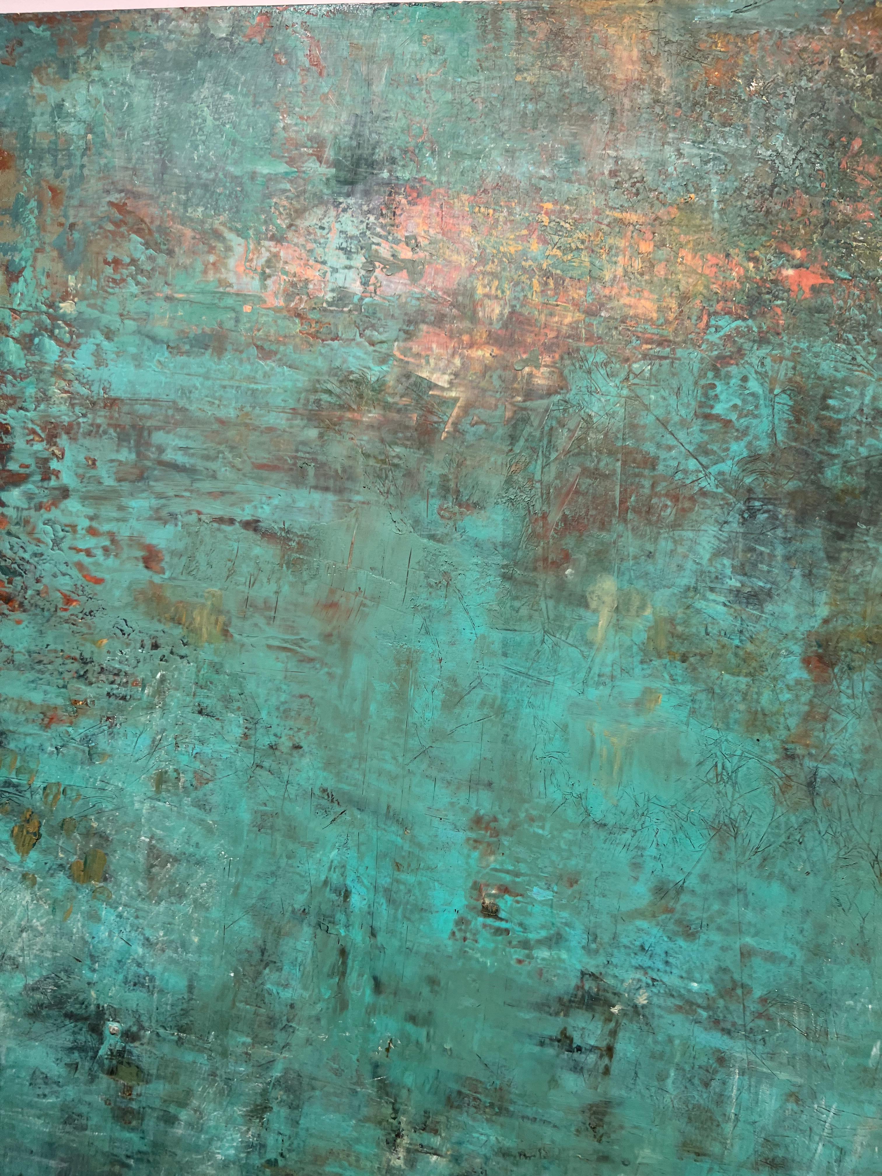 Sovrapposizione #2 - Painting Astratto di Rebecca Crowell