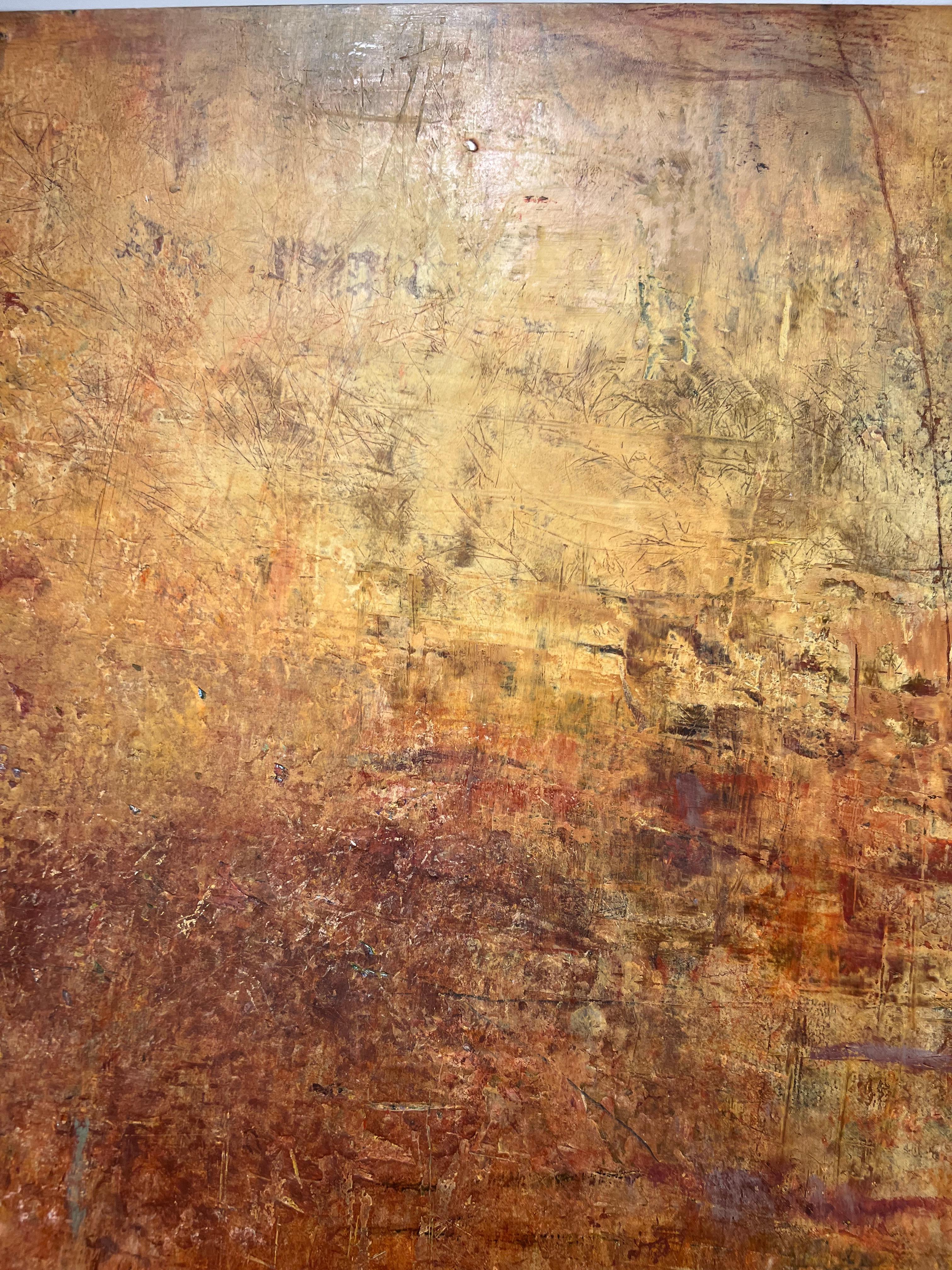 Vasto e intimo - Painting Astratto di Rebecca Crowell