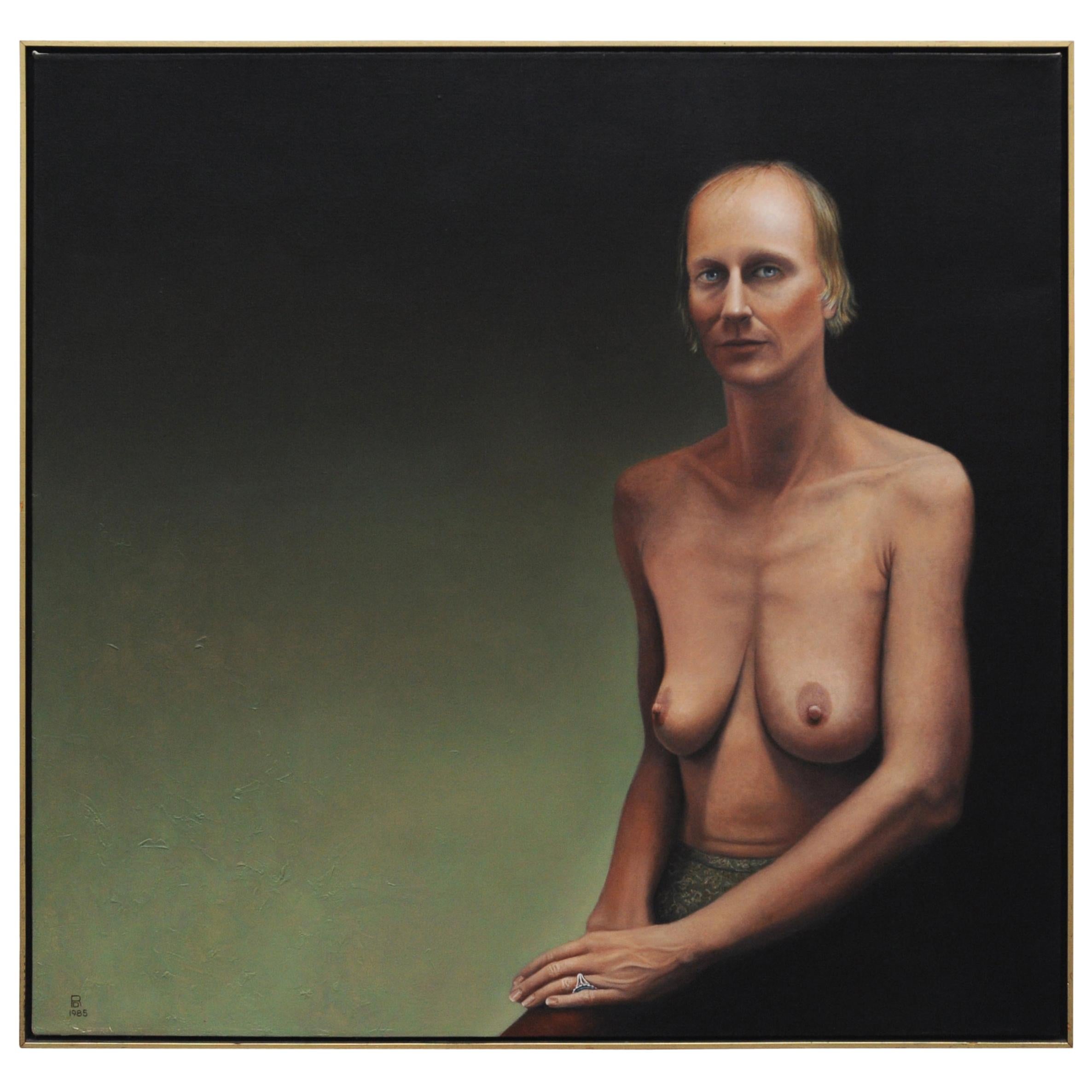 Rebecca Davenport Oil Painting Nude Portrait, Washington DC