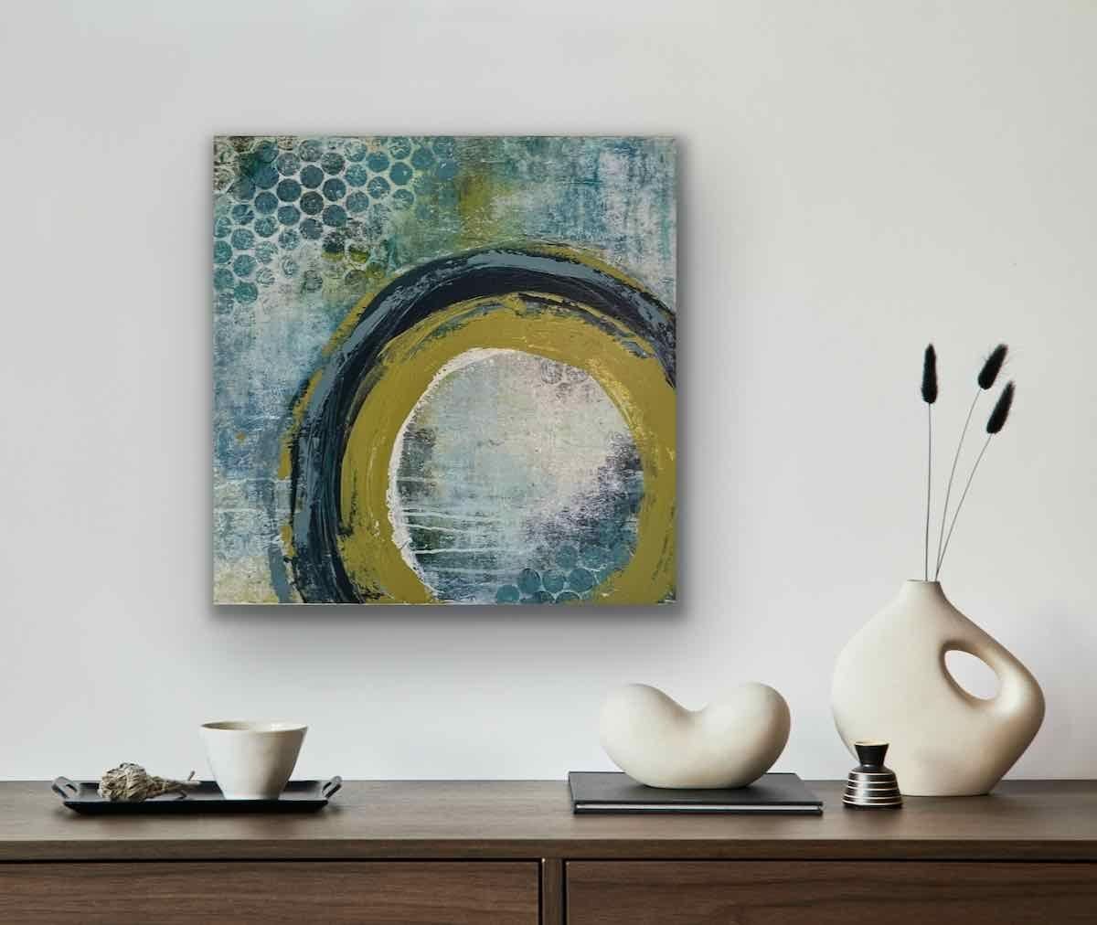 Full Circle, Painting, Acrylic on Canvas For Sale 2