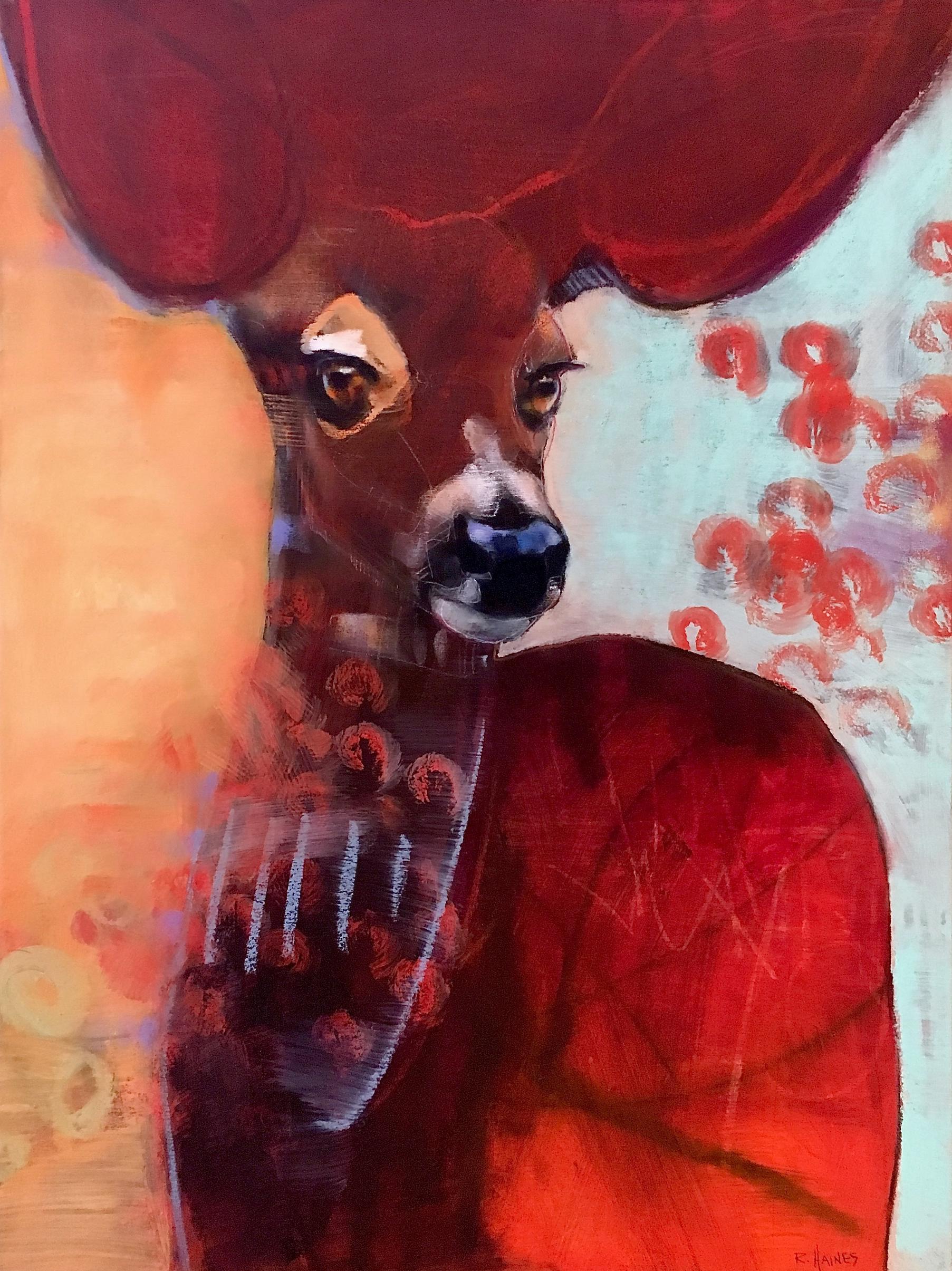 Rebecca Haines Animal Painting - Sanctuary