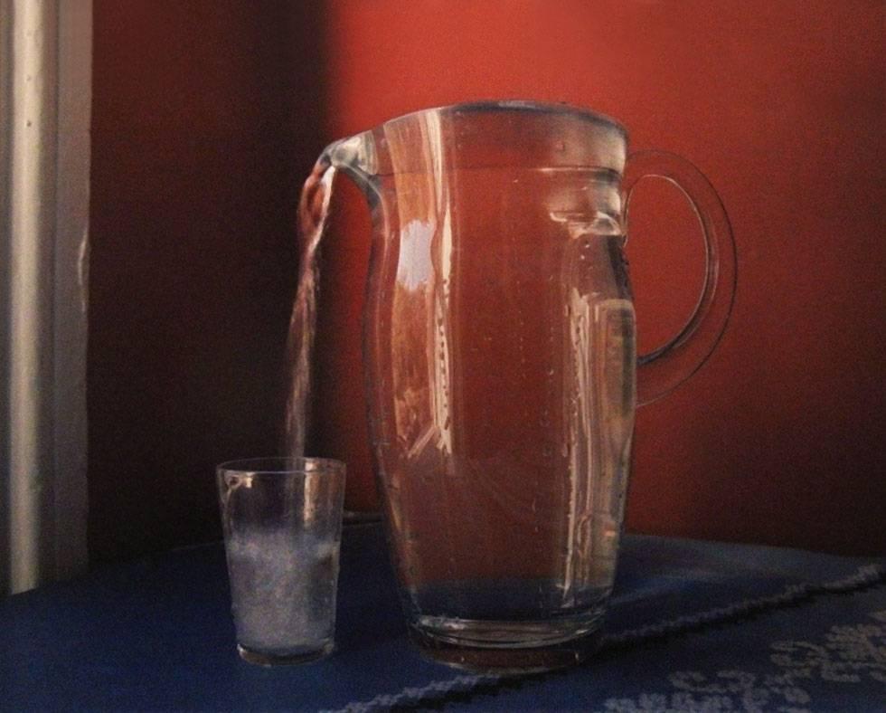 Rebecca Horne Still-Life Photograph - Untitled (Automatic Pitcher)