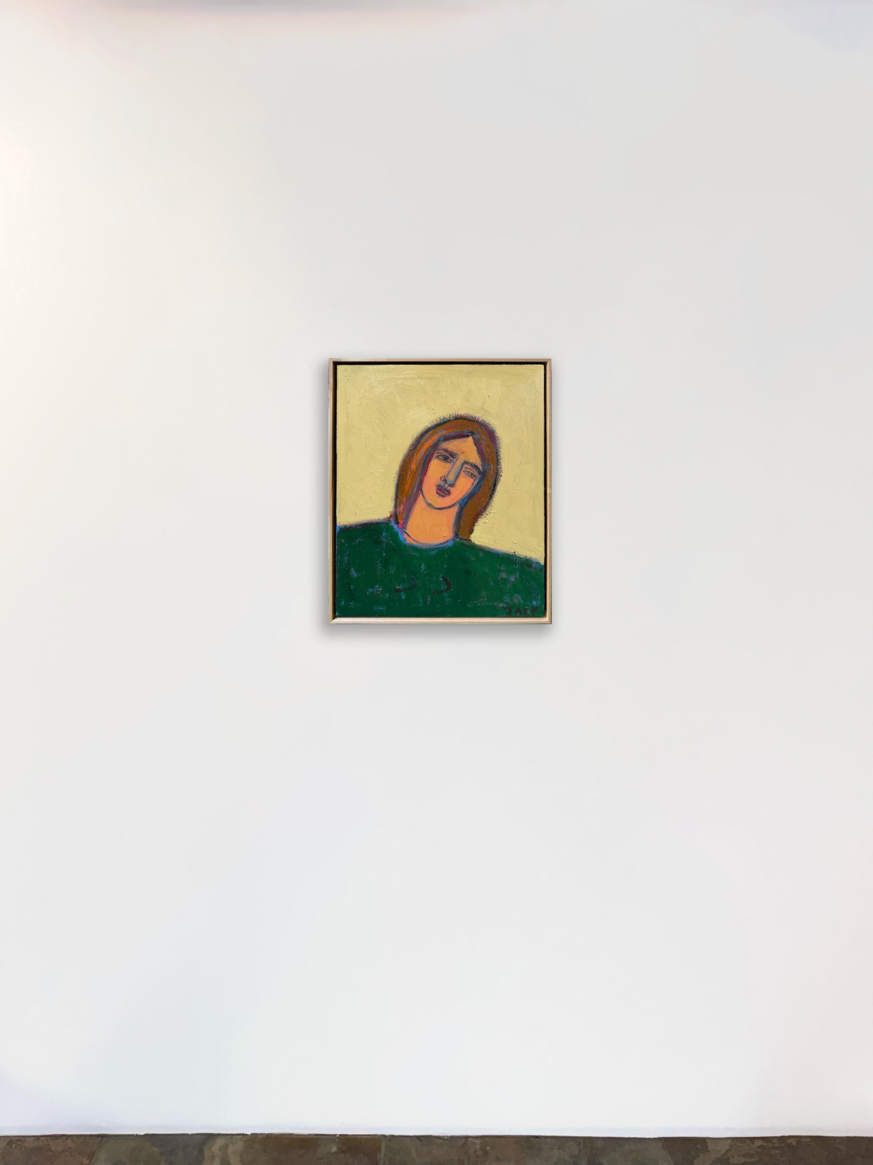 Figuratif/Portrait abstrait - Oil/Acrylique/Toile_Aldalgisa, Rebecca Jack en vente 1