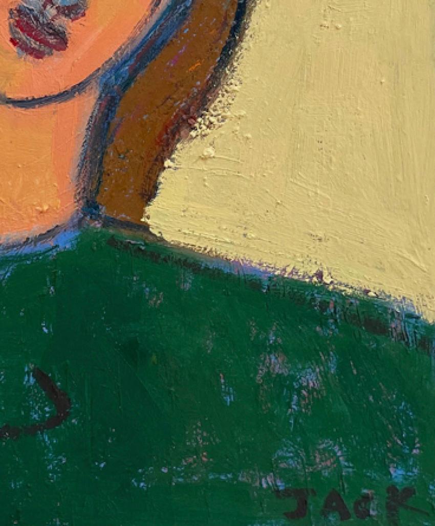 Figuratif/Portrait abstrait - Oil/Acrylique/Toile_Aldalgisa, Rebecca Jack en vente 7