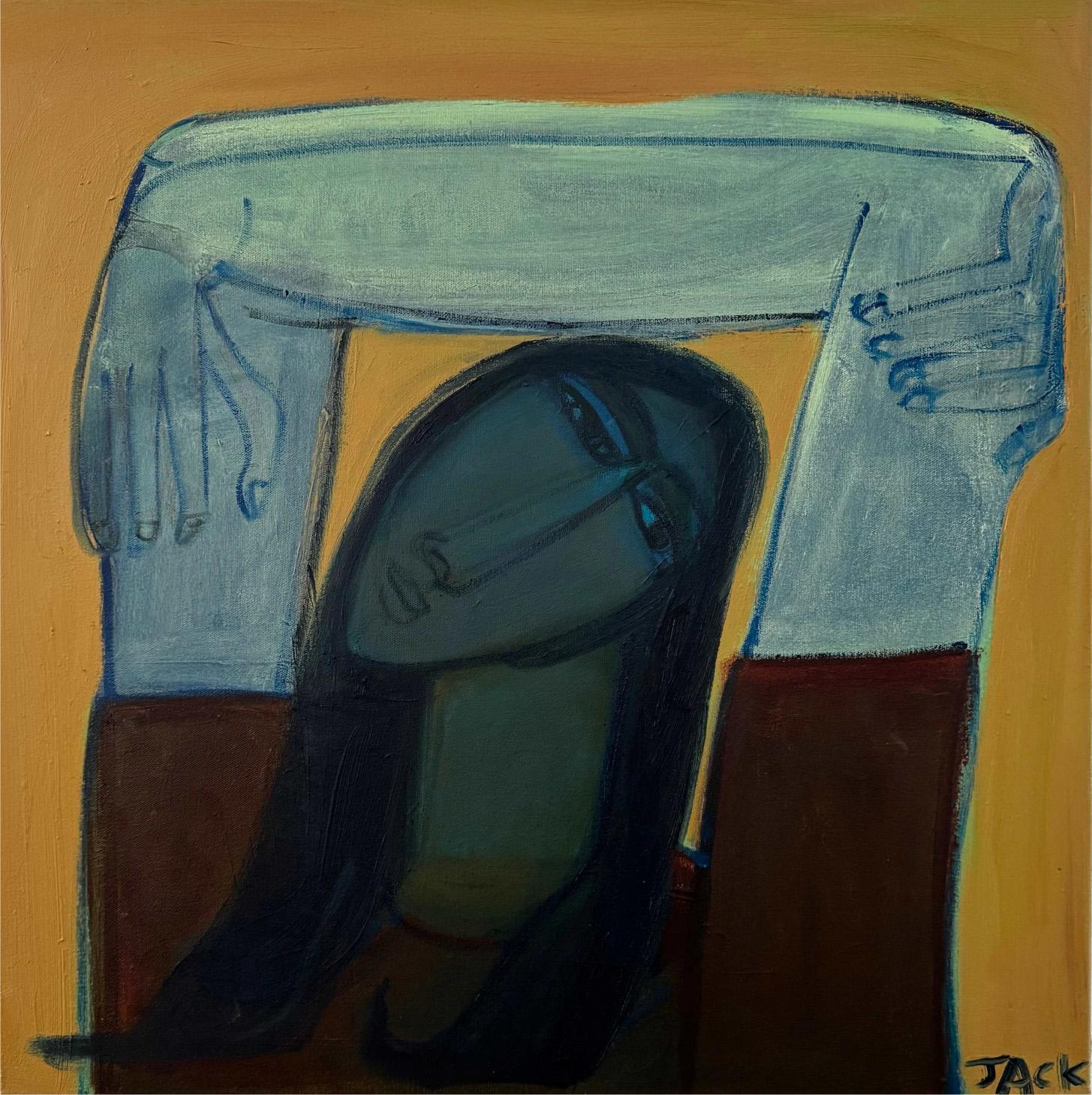 Rebecca Jack
"Jo"
Acryl auf Leinwand
24 x 24 Zoll  25,5 x 25,5 Zoll Eichenholzrahmen
__________________________

Rebecca Jack, eine intuitive Malerin, schafft lebendige, figurative Werke, die die Schönheit der Unvollkommenheit durch sichtbare