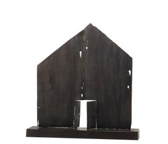 "Barnwood" unique bronze sculpture