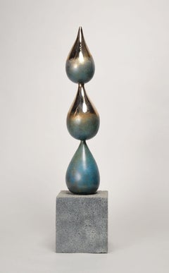 "Rainfall" unique bronze sculpture