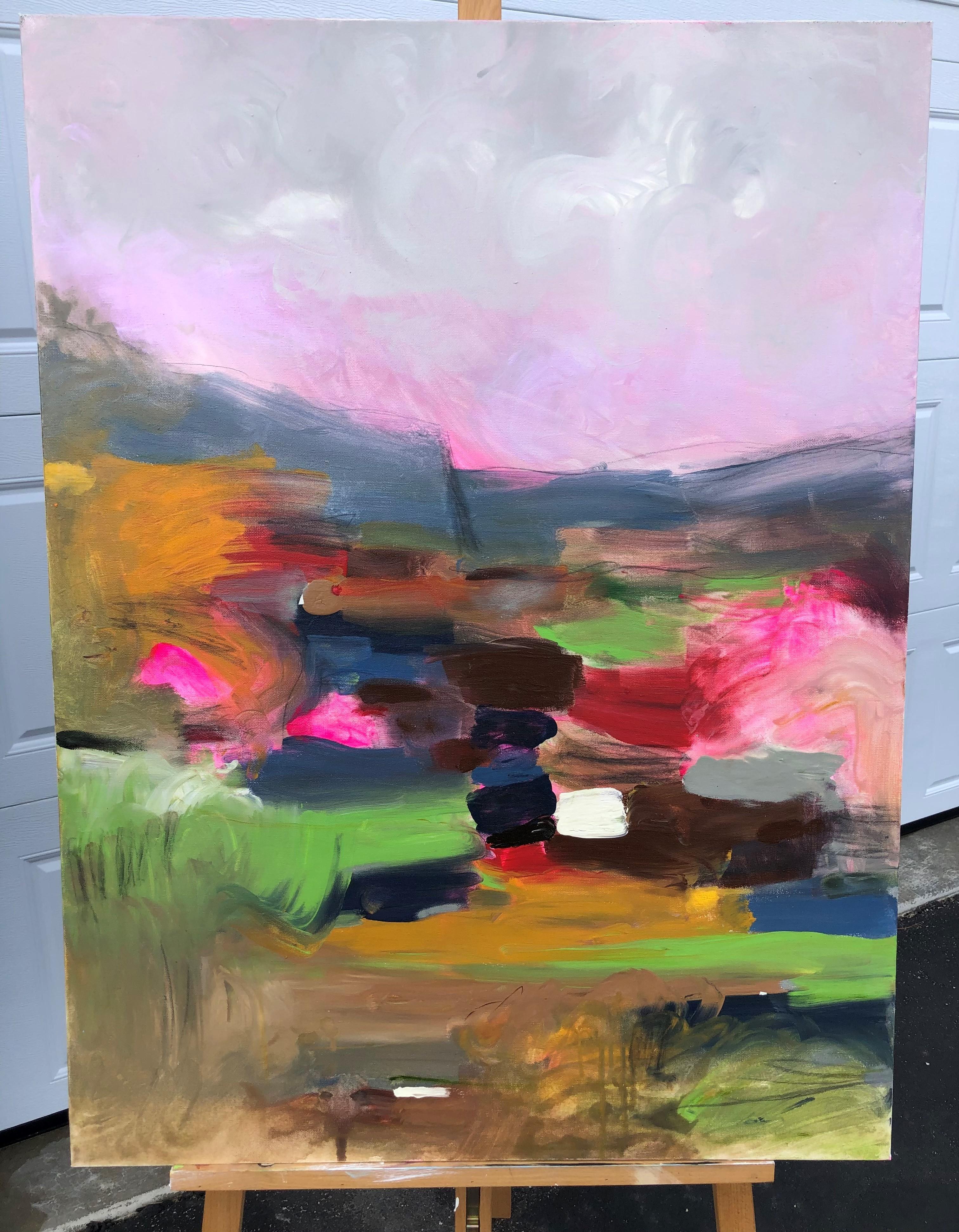 <p>Artist Comments<br />An expressionist landscape painted on en plein air in northern New Hampshire. 