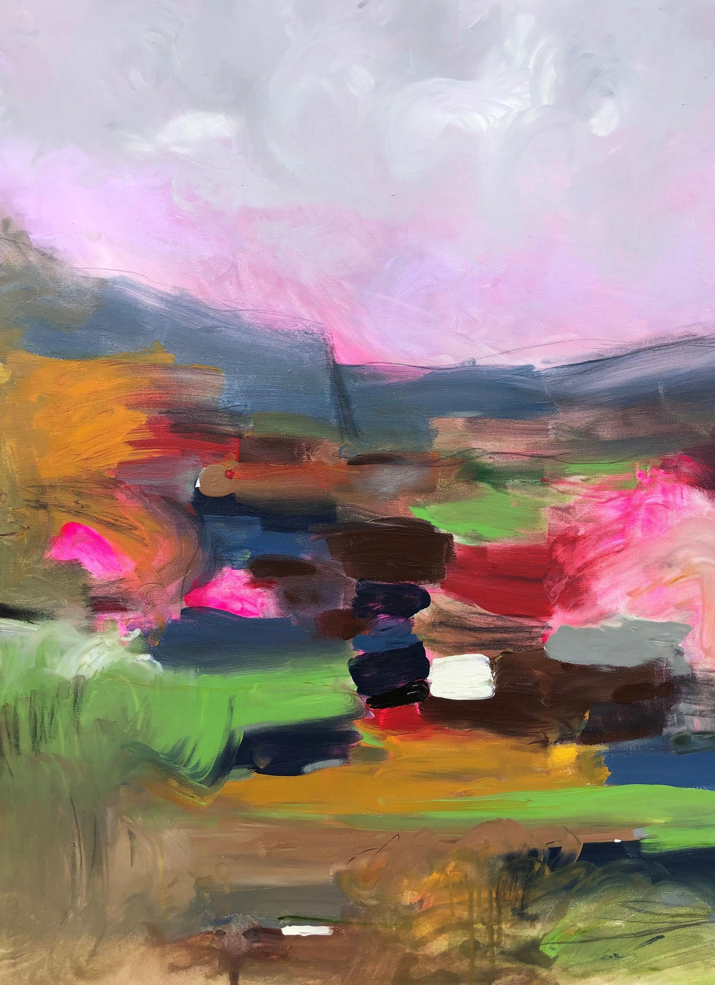 Tony Brown abstract, nuetral tones, canvas, painting For Sale at 1stDibs