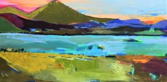 Sun-faced Mountain, Gemälde, Öl auf Leinwand
