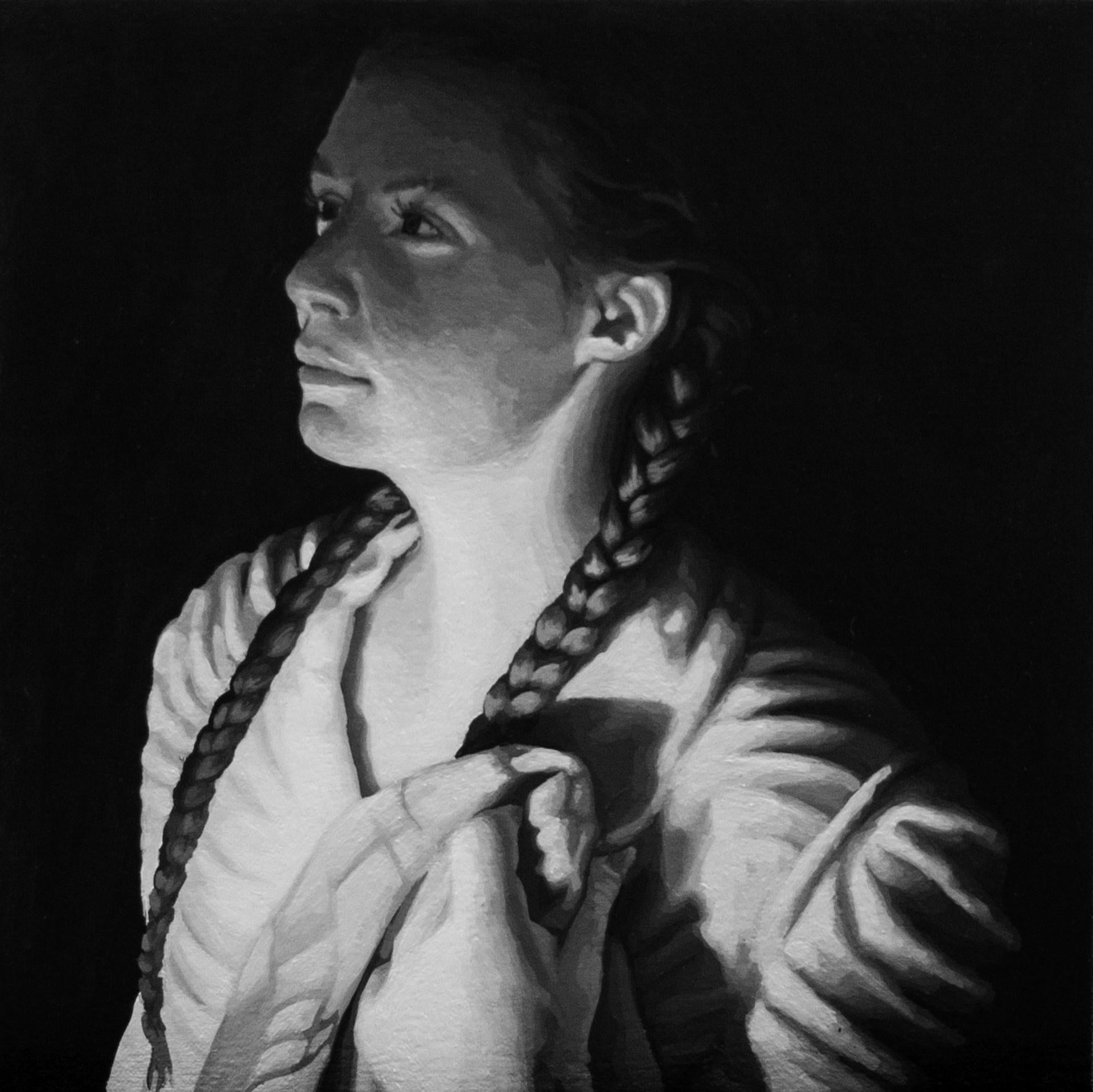 Portrait Painting di Rebecca Mason Adams - Emeline #4