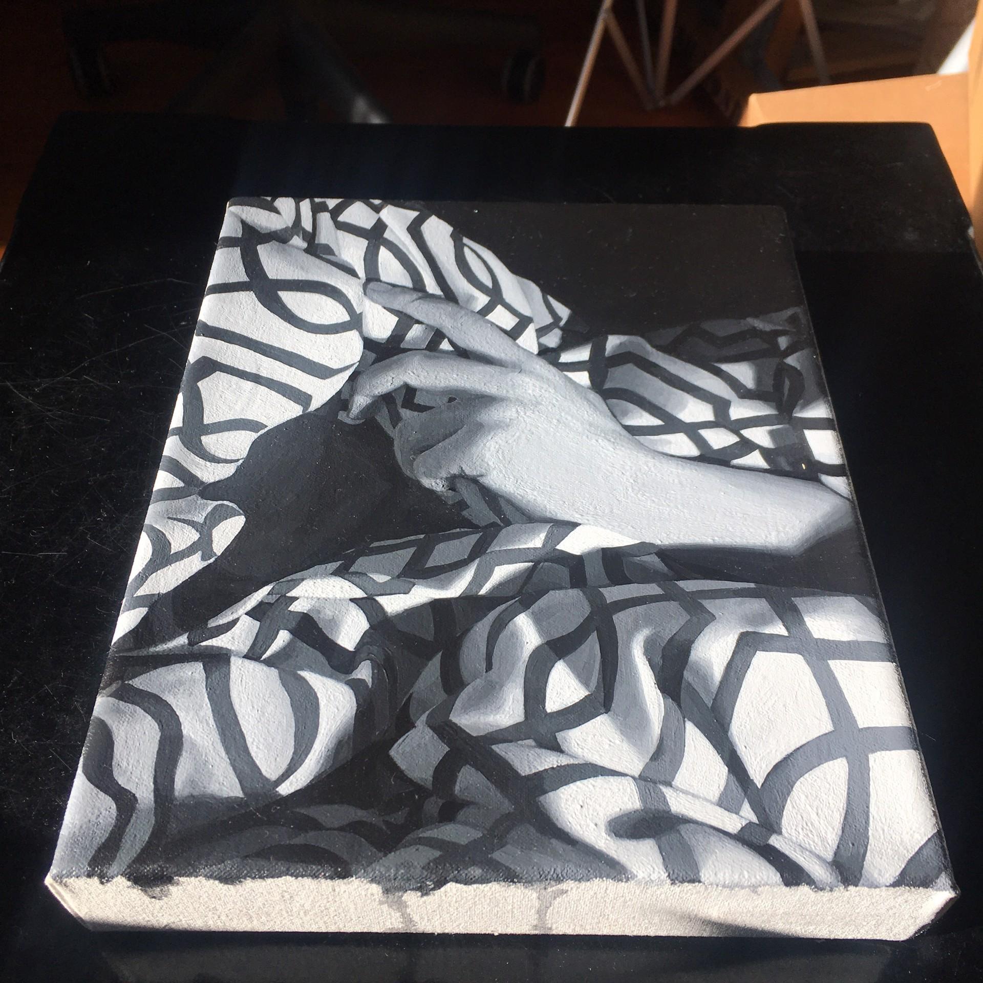 Studio della mano #1 - Painting di Rebecca Mason Adams