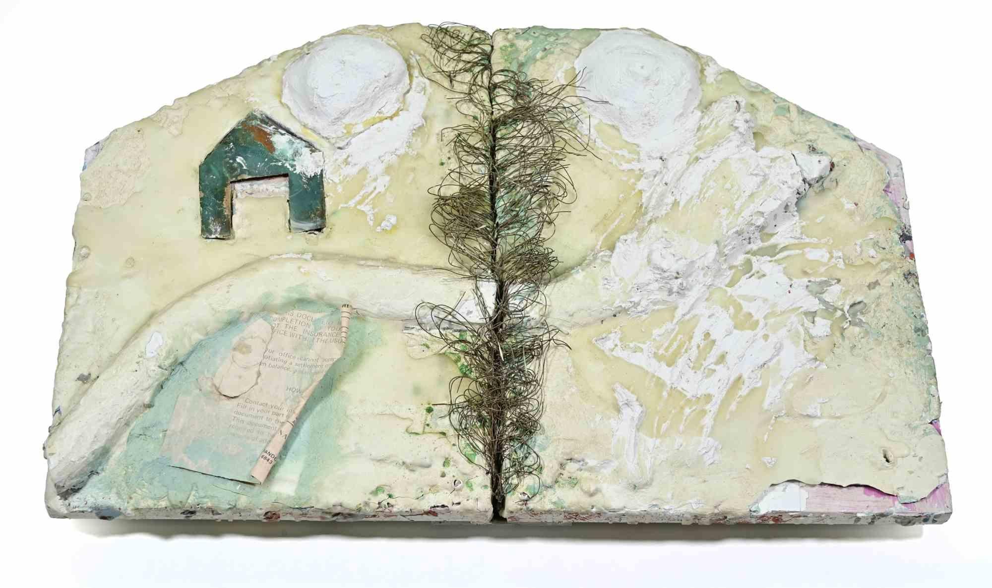 Composition - Mixed media by Rebecca Miller - 1990s For Sale 1