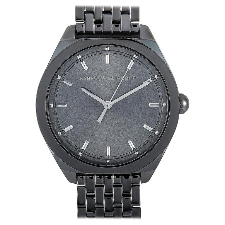 Rebecca Minkoff Amari Grey Ion-Plated Watch 2200328 For Sale at 1stDibs ...